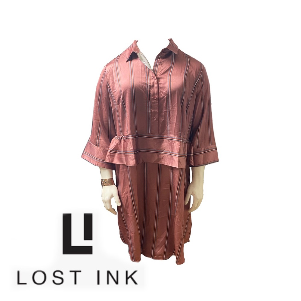⚡️Lost Ink collared tunic dress 🥳HP 7/24/21!!🥳